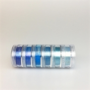pigmenterpulver i blå til nail art